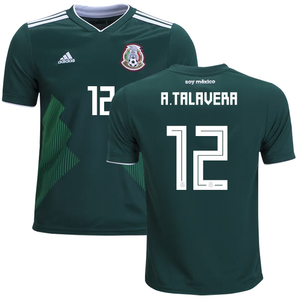 Mexico #12 A.Talavera Home Kid Soccer Country Jersey - Click Image to Close